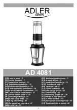 Adler Europe AD 4081 User Manual preview