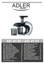 Adler Europe AD 4130 User Manual preview