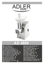 Adler Europe AD 4808 User Manual preview