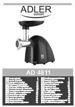 Adler Europe AD 4811 User Manual preview