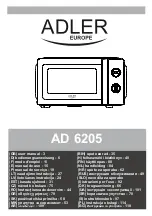 Предварительный просмотр 1 страницы Adler Europe AD 6205 User Manual