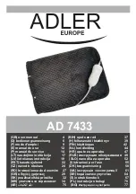 Preview for 1 page of Adler Europe AD 7433 User Manual