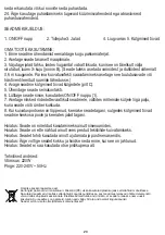 Предварительный просмотр 20 страницы Adler Europe AD 7821 User Manual