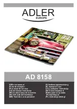 Preview for 1 page of Adler Europe AD 8158 User Manual