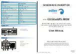 Preview for 1 page of Adler Power CO-SinusUPS-400W User Manual