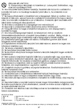 Предварительный просмотр 27 страницы Adler AD 2113 User Manual