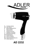 Предварительный просмотр 1 страницы Adler AD 2232 User Manual