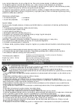 Предварительный просмотр 20 страницы Adler AD 231 User Manual