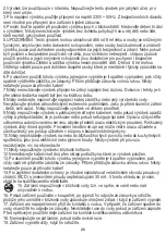 Предварительный просмотр 26 страницы Adler AD 2828 User Manual