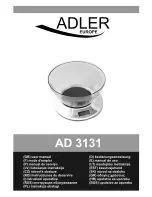 Предварительный просмотр 1 страницы Adler AD 3131 User Manual