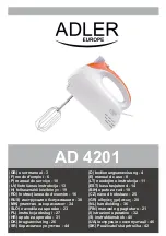 Предварительный просмотр 1 страницы Adler AD 4201 User Manual