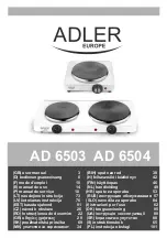 Preview for 1 page of Adler AD 6503 User Manual