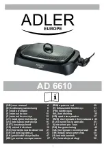 Предварительный просмотр 1 страницы Adler AD 6610 User Manual