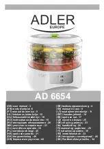 Adler AD 6654 User Manual предпросмотр