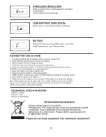 Предварительный просмотр 10 страницы Adler AD 8115 Manual