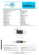 Предварительный просмотр 8 страницы Adler ASM312 Installation, Maintenance And Operating Manual Instruction