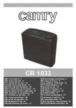 Preview for 1 page of Adler Camry CR 1033 User Manual