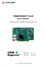 ADLINK Technology 10GbE BASE-T User Manual preview