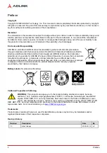 Предварительный просмотр 2 страницы ADLINK Technology AmITX-RZ-G User Manual