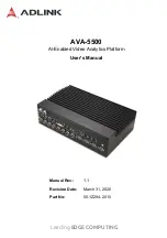 ADLINK Technology AVA-5500 Series User Manual preview