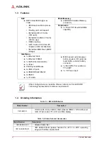 Preview for 8 page of ADLINK Technology CM1-86DX3 Technical Reference