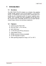 Preview for 11 page of ADLINK Technology CM5-P1000 User Manual