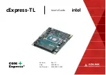 Preview for 1 page of ADLINK Technology COM Express cExpress-TL User Manual