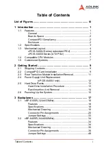 Preview for 5 page of ADLINK Technology cPCI-6765 User Manual