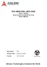 ADLINK Technology cPCI-7252 User Manual preview