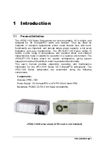 Preview for 5 page of ADLINK Technology cPCIS-1100 Series User Manual