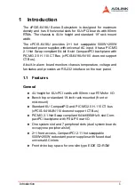 Preview for 9 page of ADLINK Technology cPCIS-6418U Series User Manual