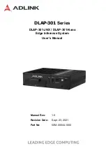 ADLINK Technology DLAP-301 Series User Manual preview