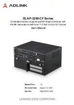 Preview for 1 page of ADLINK Technology DLAP-3200-CF Series User Manual