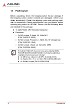 Preview for 12 page of ADLINK Technology DLAP-3200-CF Series User Manual