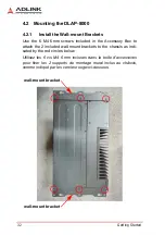 Предварительный просмотр 42 страницы ADLINK Technology DLAP-8000 Series User Manual