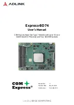 Preview for 1 page of ADLINK Technology Express-BD74 User Manual