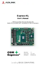 ADLINK Technology Express-KL User Manual preview