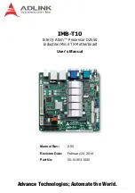 ADLINK Technology IMB-T10 User Manual предпросмотр