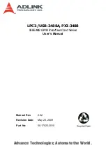 Предварительный просмотр 1 страницы ADLINK Technology LPCI-3488A Series User Manual