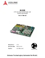 ADLINK Technology M-322 User Manual preview