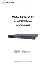 Предварительный просмотр 1 страницы ADLINK Technology MECS-6110 User Manual