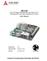 ADLINK Technology MI-110 User Manual preview