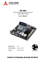 ADLINK Technology MI-960 User Manual preview