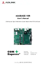 Preview for 1 page of ADLINK Technology miniBASE-10R User Manual