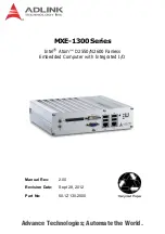 ADLINK Technology MXE-1300 Series User Manual предпросмотр