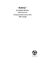 Preview for 2 page of ADLINK Technology NuDAQ DAQ-2500 Series User Manual