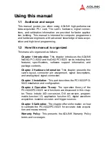 Preview for 5 page of ADLINK Technology NuDAQ PCI-9222 User Manual