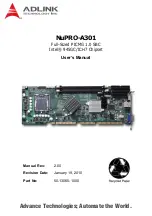 ADLINK Technology NuPRO-A301 User Manual preview