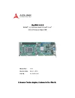 ADLINK Technology NuPRO-E43 Manual preview