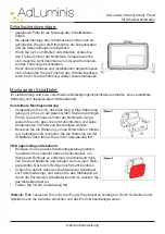 Preview for 3 page of AdLuminis 324002 Quick Start Manual